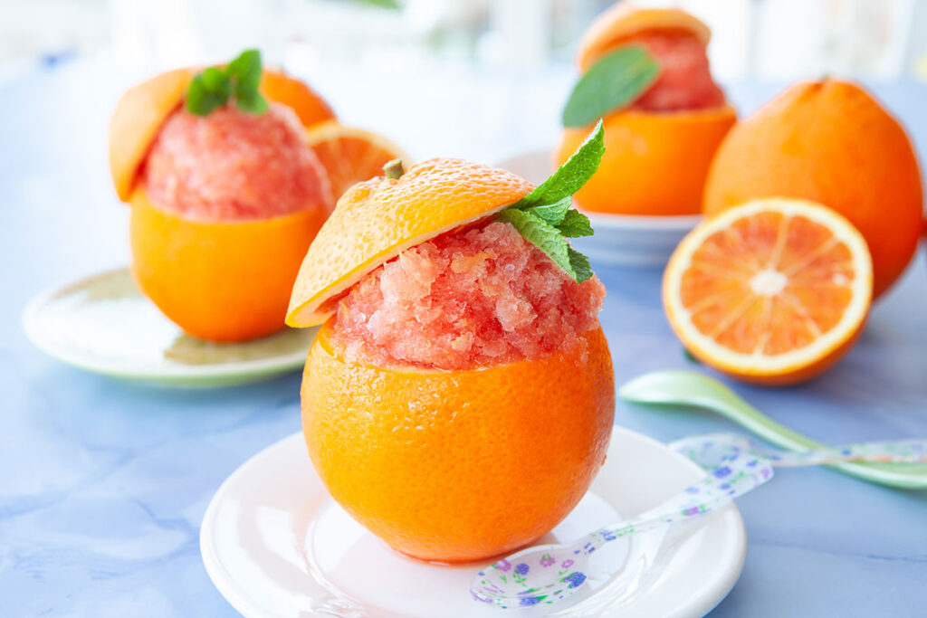 Pomarančový sorbet